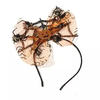 Хэллоуин Обруч для волос Летучая мышь Тыква Фестиваль Аксессуары для волос Паук Повязка на голову Веселое украшение Style A
