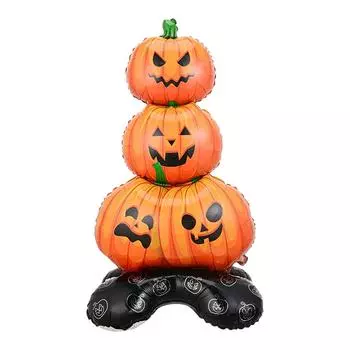 Хэллоуин Одиночная основа Одиночная стойка Трехмерная колонна Может стоять Основа Алюминиевая пленка One Size