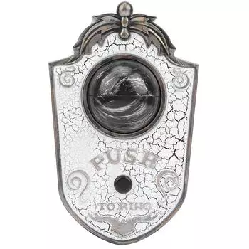 Хэллоуин одноглазый дверной звонок украшение на дверь подвесной дверной звонок глазное яблоко со звуком(белый )