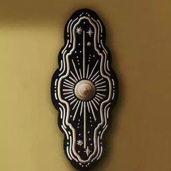 Хэллоуин Опасный Деревянный Настенный Череп Дурной Глаз Подвесные Миниатюрные Ксилографии