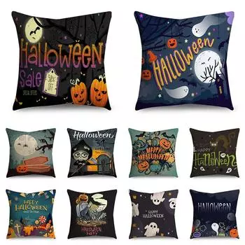 Хэллоуин Пасхальный принт узор Чехлы для дома Гостиная Диван украшения Чехлы наволочки 40X40CM