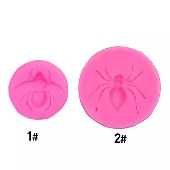 Хэллоуин Паук Маленькая Оса Стайлинг Силиконовые Формы Украшения Торта Помадка Шоколадные Украшения