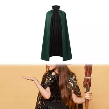 Хэллоуин Плащ Дьявол Средневековый для Клубной Фотосъемки Реквизит Маскарадный Костюм Red 120 cm