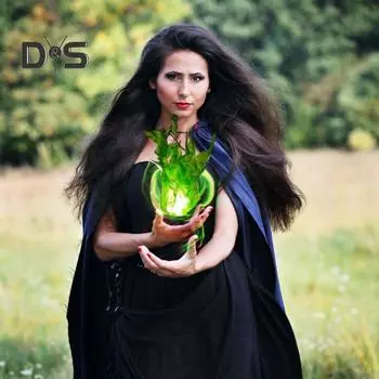 Хэллоуин плавающий огненный шар искусственное пламя плавающий светодиодный шар реквизит освещенный огненный шар декор украшение на Хэллоуин красный