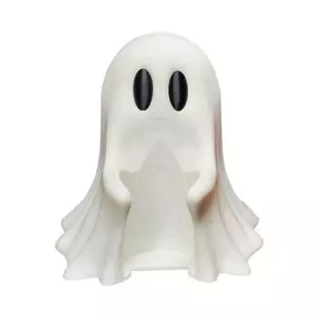 Хэллоуин Подставка для напитков Призрачный 3D-печатный Призрак Держатель для банки содовой колы Домашний офис Настольное украшение 1pc белый