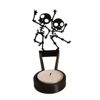 Хэллоуин Подсвечник Tealight Shadow Caster Украшение Металлический Подсвечник Подставка для Свечи Стол Центральная часть Настольный Орнамент Фестиваль Подарок