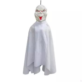 Хэллоуин Подвесной Призрак Декор Жуткий Орнамент Декоративное Украшение Дом С Привидениями Реквизит для Black Human Head