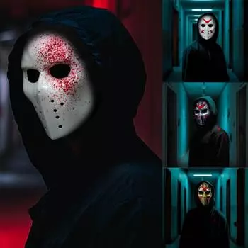 Хэллоуин Праздничная Вечеринка Костюм Маска Трюк Ужас Игрушка Маска Ужас Ужас Маска One Size