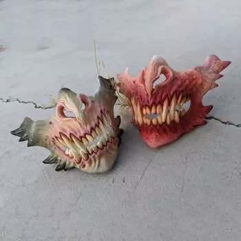 Хэллоуин Праздник Забавный Супермягкий Косплей Маска Для Взрослых Игрушка Злая Маска Костюм Партии