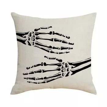 Хэллоуин Принт Наволочка Квадратная Наволочка Диванная Наволочка Без Наполнителя Удобная Наволочка One Size