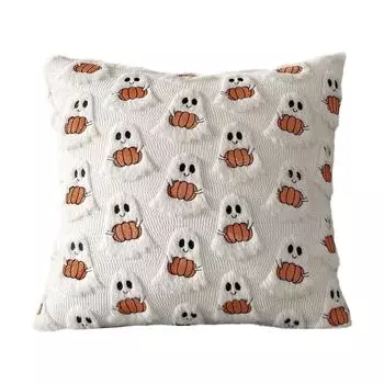 Хэллоуин Принт Наволочка Квадратная Наволочка Диванная Наволочка Без Наполнителя Удобная Наволочка One Size