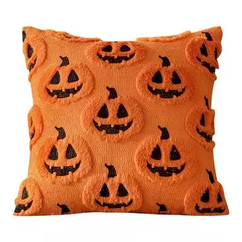 Хэллоуин Принт Наволочка Квадратная Наволочка Диванная Наволочка Без Наполнителя Удобная Наволочка One Size