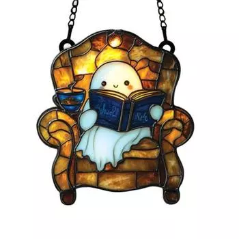 Хэллоуин Привидение Лампа для пены для ванны Светодиодный ночник Декор для ванной Комнаты Меняющий цвет светильник для настроения Акцентная лампа для ванны в виде привидения 15cm