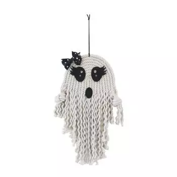 Хэллоуин Призрак Подвесные Украшения Ручной Работы Призрак Белый Настенный Гобелен Для Сцены Хэллоуина Страшный Орнамент Крытый Вечеринка