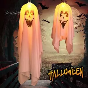 Хэллоуин призрак украшения открытый светящийся призрак украшение жуткий дом с привидениями призрак реквизит Хэллоуин двор декор D