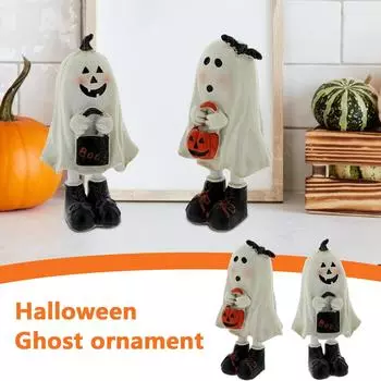 Хэллоуин Призрак Улыбка Смола Украшение Настольный Орнамент One Size