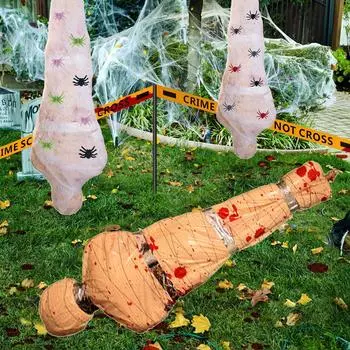 Хэллоуин Реквизит Страшный Поддельный Труп Обернутый Труп Атмосфера Украшения One Size