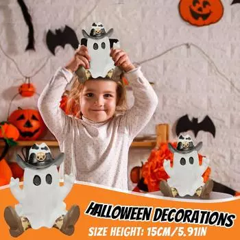 Хэллоуин Реквизит Тыква Деревянная Коробка Украшение, Деревянные Поделки, Праздничные Подарки Для Друзей One Size