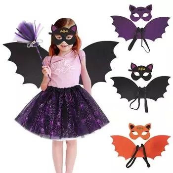Хэллоуин ролевая игра крылья летучей мыши маска вечеринка одеваются Хэллоуин украшения Хэллоуин косплей крылья косплей костюм нетканый