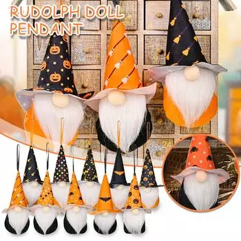 Хэллоуин Рудольф Остроконечная Шляпа Маленький Кулон Креативная Безликая Кукла Хэллоуина разноцветный