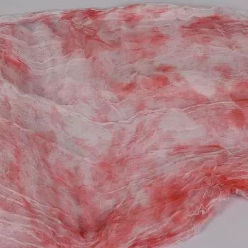 Хэллоуин с кровавой тканью, висящей на ладони, кровавая ткань, бар, дом с привидениями, секретная комната, пугающая атмосфера, место для декорирования, реквизит 2.15m белый