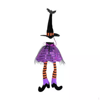 Хэллоуин шляпа ведьмы крышка бутылки вина украшения праздничные принадлежности для фестиваля фиолетовый