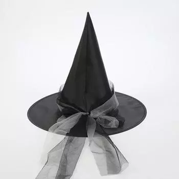 Хэллоуин шляпы украшения реквизит косплей ведьма сетка марля головной убор ведьма Хэллоуин A16