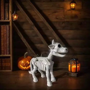Хэллоуин Скелет коровы, Скелет коровы Хэллоуин Декор, Скелет коровы Хэллоуин на открытом воздухе One Size