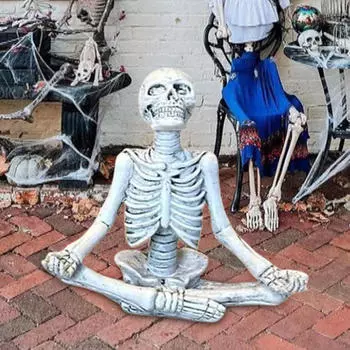 Хэллоуин скелет статуя фигурка модель украшения для прихожей на открытом воздухе