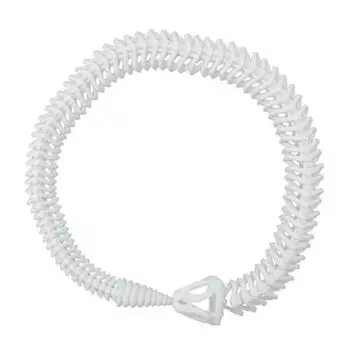 Хэллоуин Скелет Змея Игрушка Фигурка Подвижные Суставы Кости Змеи Фигурка Сочлененная Модель Животного Настольное Украшение Орнамент белый