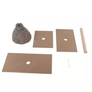 Хэллоуин Смола Метла Деревянный 3-уровневый Поднос Кекс Сервер Кухня Сельский Дом Деревенский Многоуровневый Поднос Декор f Long table