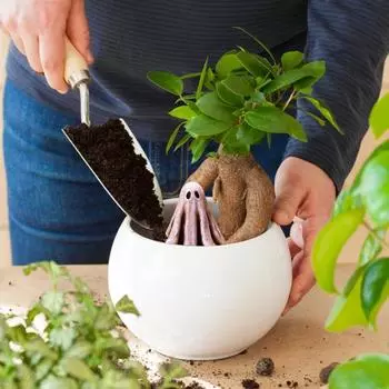 Хэллоуин смоляное украшение в виде привидения, симпатичная миниатюрная фигурка привидения, микроландшафтные фигурки для двора, праздничные атрибуты, домашний сад, газон, декор C