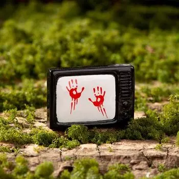 Хэллоуин смолы призрак череп надгробие миниатюрные фигурки аксессуары для кукольного домика Хэллоуин домашний стол декор цветочного горшка A9