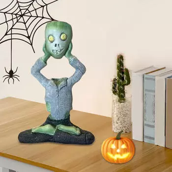 Хэллоуин статуя орнамент террор страшные реквизит ужасы скульптура из смолы фигурка для