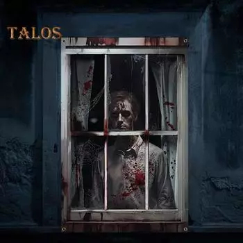 Хэллоуин Страшный Оконный Покров Ужас Женщина Призрак Оконный Покров Занавес Внутренней Уличной Вечеринки Дом С Привидениями Окно Дверь Украшения Плакат C