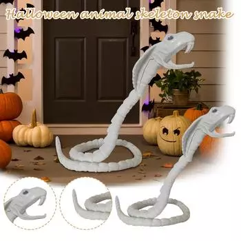 Хэллоуин Страшный Скелет Животного Со Змеей One Size