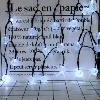 Хэллоуин светящиеся пузыри в котле украшения водонепроницаемые солнечные гирлянды пузыри для наружного сада двор крыльцо декор A теплый белый