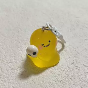 Хэллоуин светящийся брелок мультфильм жуткий призрак брелок кулон креативный рюкзак украшения аксессуары пара подарки