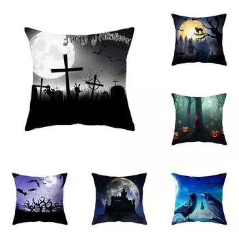 Хэллоуин Тема Подушка Чехол Диван Чехлы Праздничный Подарок Партии Декор Домашний Декор 40x40cm