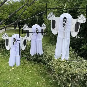 Хэллоуин Трехмерный Призрак Подвеска Бар Украшения Принадлежности Дом с Привидениями Ужасы Подвеска Реквизит Для Вечеринки Украшения 20*20cm