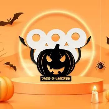 Хэллоуин Тыква держатель рулона туалетной бумаги нержавеющий устойчивый к коррозии простая установка вешалка для бумажных полотенец декор для ванной комнаты чёрный