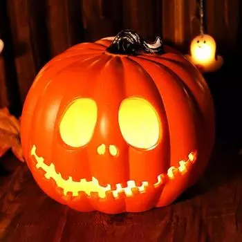 Хэллоуин тыква фонарь светится страшное лицо тыква лампа реалистичный открытый Хэллоуин A