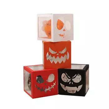 Хэллоуин Тыква Голова Коробка Украшение, Атмосферное Украшение, Вечеринка Вечеринка Коробка Сюрприз One Size