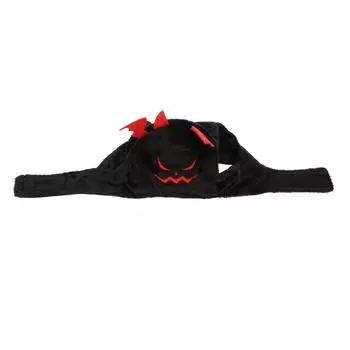 Хэллоуин Тыква Кошка Шляпа Милая Приятная к коже Устойчивая к разрывам Костюмы для кошек для питомцев Собак Кошек Черный чёрный