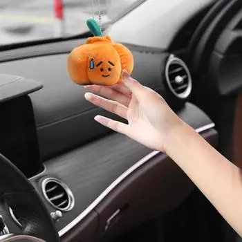 Хэллоуин тыква кукла мини-подвеска милые плюшевые овощи с забавной тыквой плюшевая игрушка милый брелок подвески рюкзак оранжевый