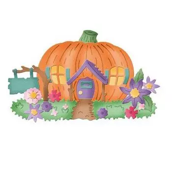 Хэллоуин тыква металлические трафареты для резки DIY скрапбукинг альбом декор тиснение ручная резка серебряный