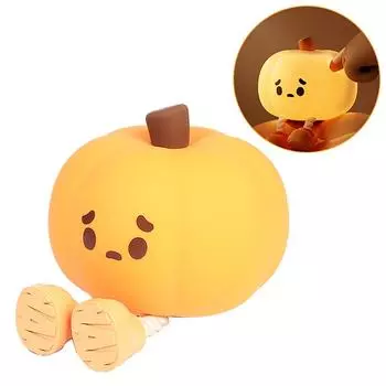 Хэллоуин тыква ночные огни милый мягкий силиконовый безопасный светильник украшения таймер затемнения прикроватный декор дети ребенок подарки на Хэллоуин