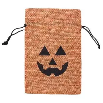 Хэллоуин Тыква Обертка для конфет Украшение для детской вечеринки Сумка для хранения на шнурке One Size
