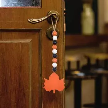 Хэллоуин тыква призрак паутина украшения ручной работы настенные деревянные бусины праздничные принадлежности