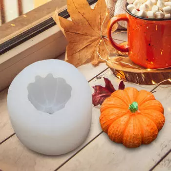 Хэллоуин тыква свеча модель выпечки силиконовое искусство DIY декоративные, литье из смолы S